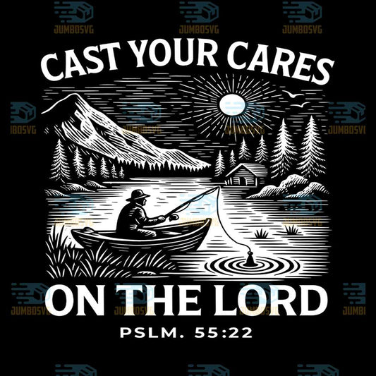 Cast-Your-Cares-On-The-Lord-Pslm-55-22-Christian-Png