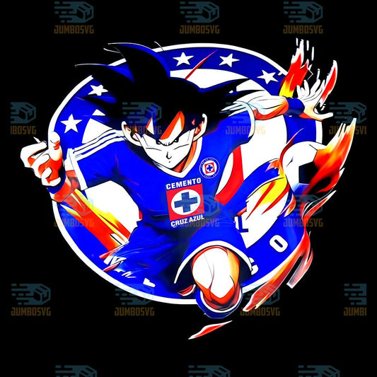 Cemento-Cruz-Azul-Goku-Png