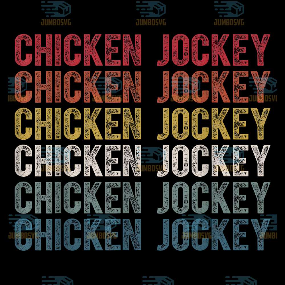 Chicken-Jockey-Stacked-Repeat-Font-Fun-Gag-Meme-Humor-Png-1