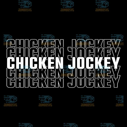 Chicken-Jockey-Stacked-Repeat-Font-Fun-Gag-Meme-Humor-Png