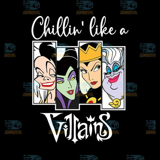 Chillin-Like-A-Villains-Png