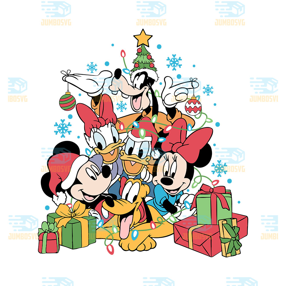 Christmas-Mouse-And-Friends-Svg