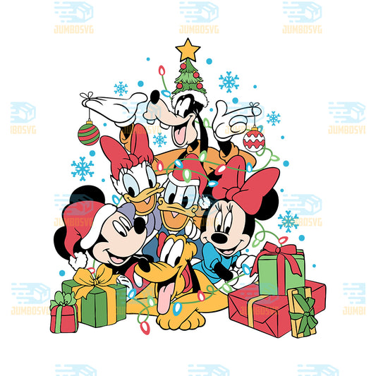 Christmas-Mouse-And-Friends-Svg