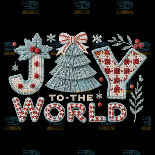 Christmas-Yarn-Crochet-Joy-To-The-World-Png-2