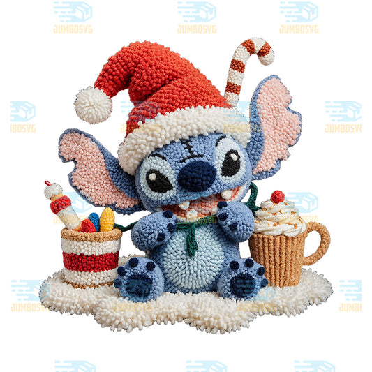 Christmas-Yarn-Crochet-Stitch-Png