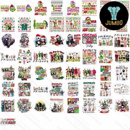 Christmas Comedy Movies Friends Png Bundle - Jumbosvg