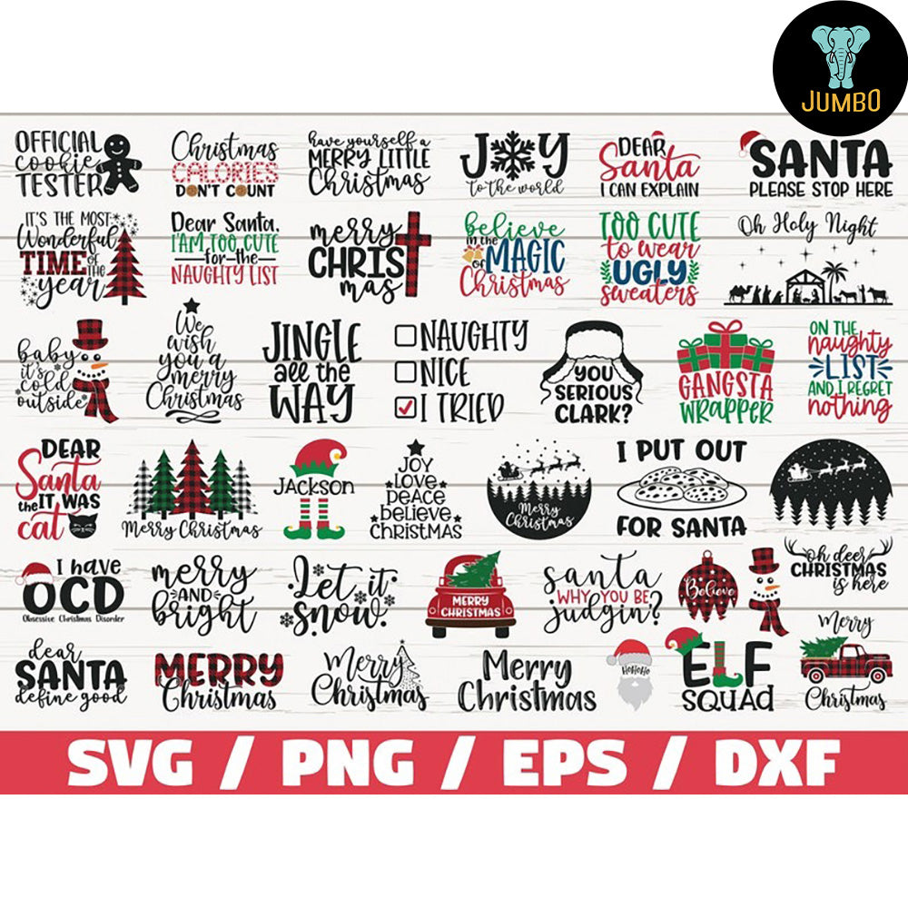 Christmas SVG Bundle - Jumbosvg