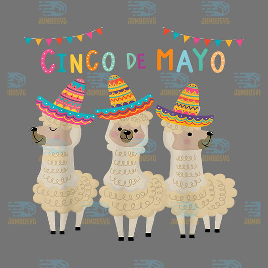 Cinco-De-Mayo-Llama-Fiesta-Ultimate-Party-Vibe-May-5th-Png
