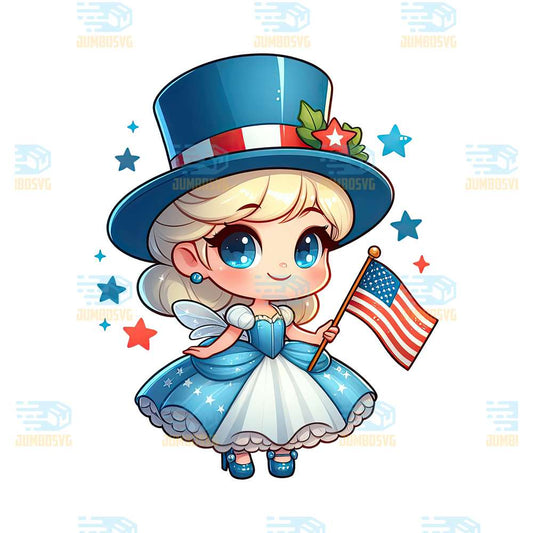 Cinderella-America-4th-Of-July-Png-1