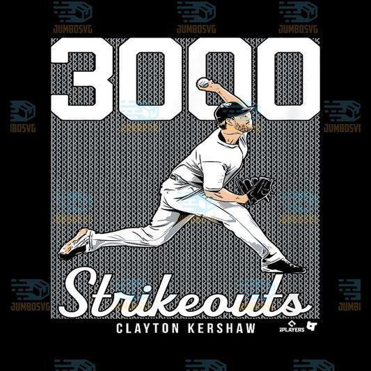 Clayton-Kershaw-3000-Strikeouts-Los-Angeles-Baseball-Png