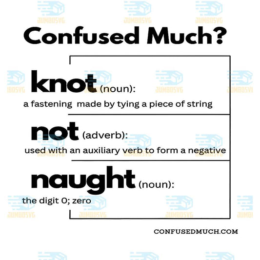 Confused-Homophone-Wordplay-Design-Premium-Svg
