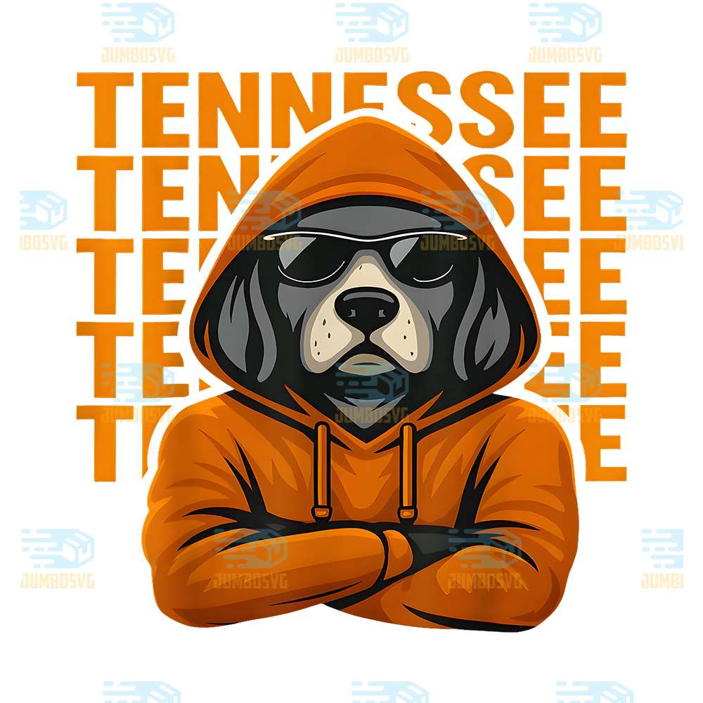 Cool-Tennessee-Dog-Lovers-Coonhound-Png