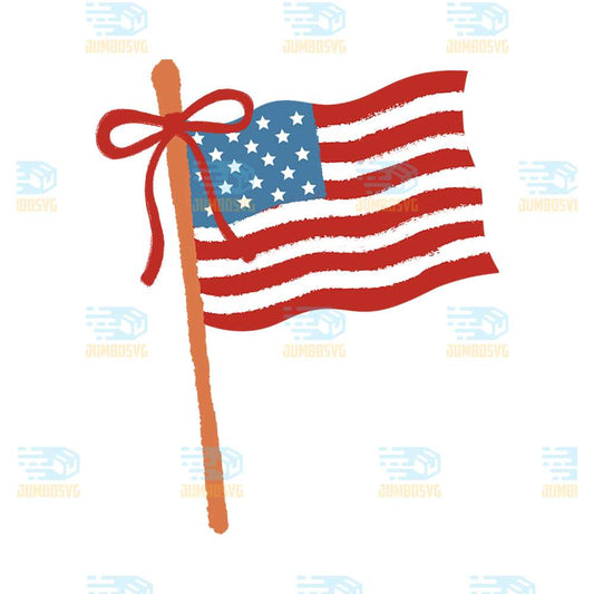 Coquette-4th-Of-July-American-Flag-Png