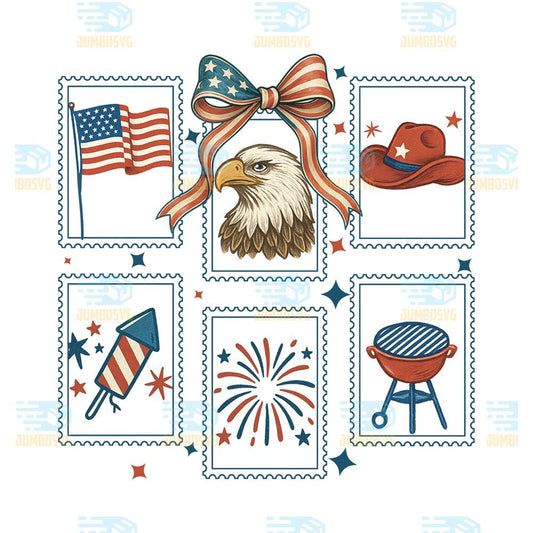 Coquette-American-Flag-4th-Of-July-Independence-Png