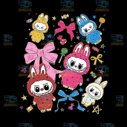 Coquette-Bow-Labubu-The-Monsters-Labubu-Lover-Png