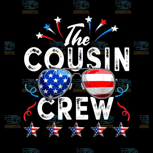 Cousin-Crew-4th-Of-July-Patriotic-America-Family-Png