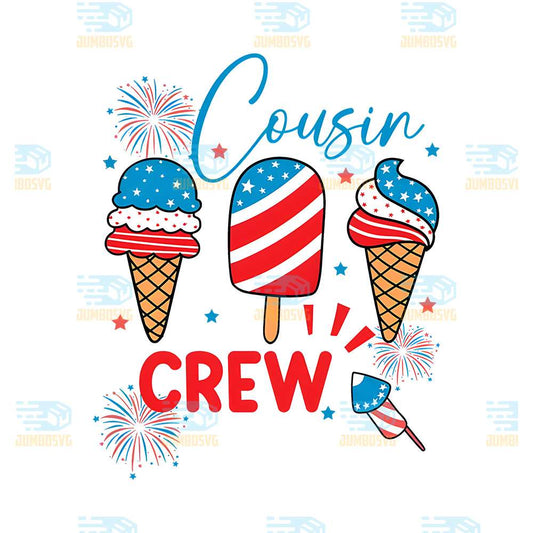 Cousin-Crew-4th-Of-July-Svg