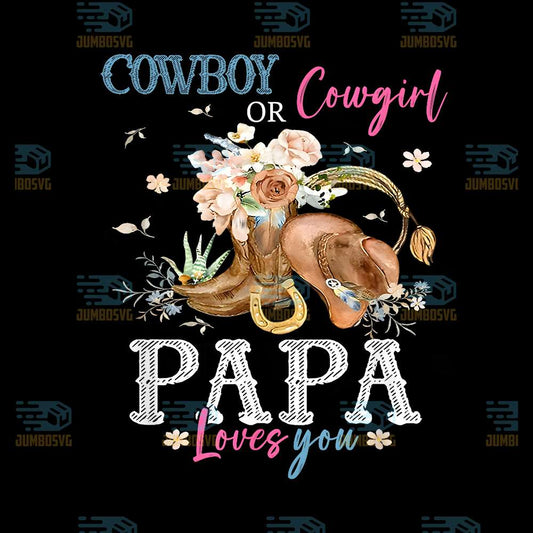 Cowboy-Or-Cowgirl-Gender-Reveal-Party-Announcement-Papa-Png