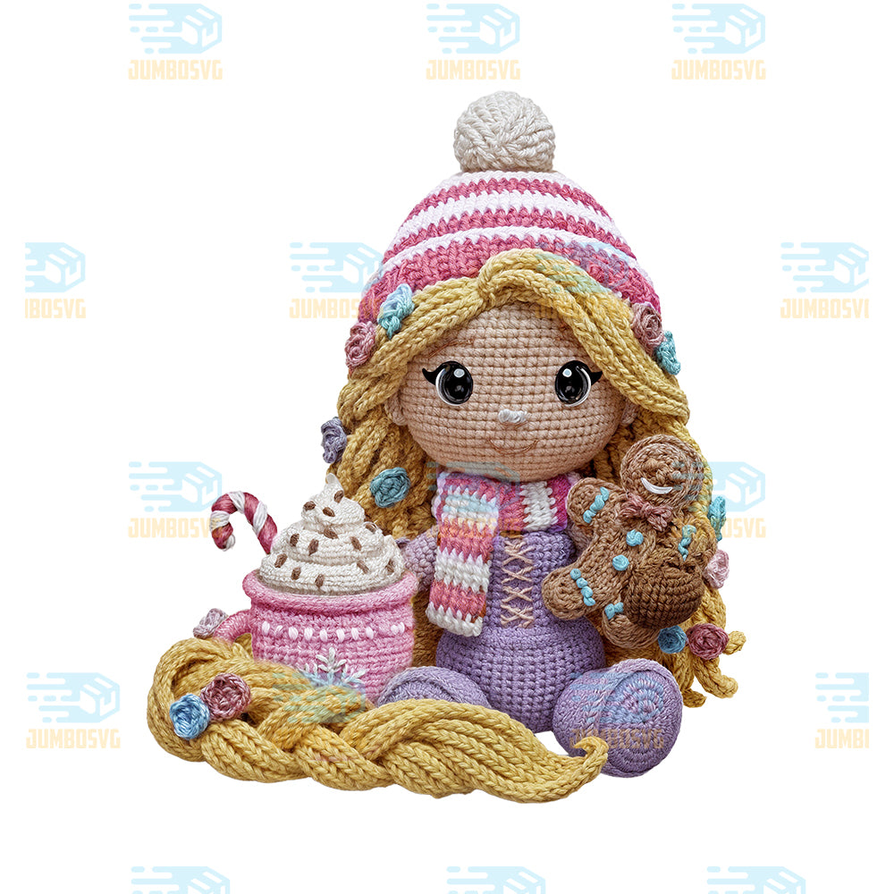 Crochet-Disney-Rapunzel-Christmas-Png