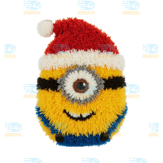 Crochet-Minion-Christmas-Png