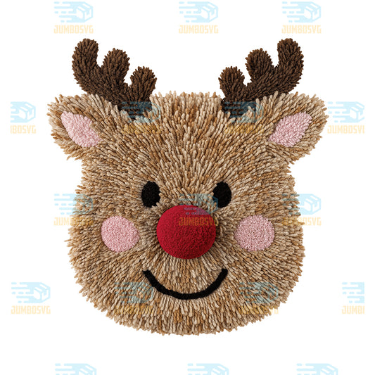 Crochet-Reindeer-Christmas-Png