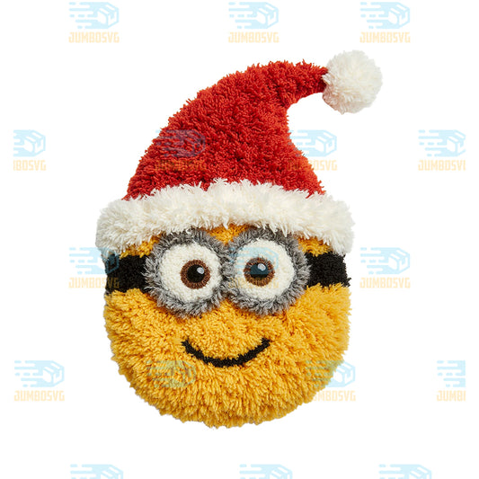 Crochet-Santa-Minion-Christmas-Png