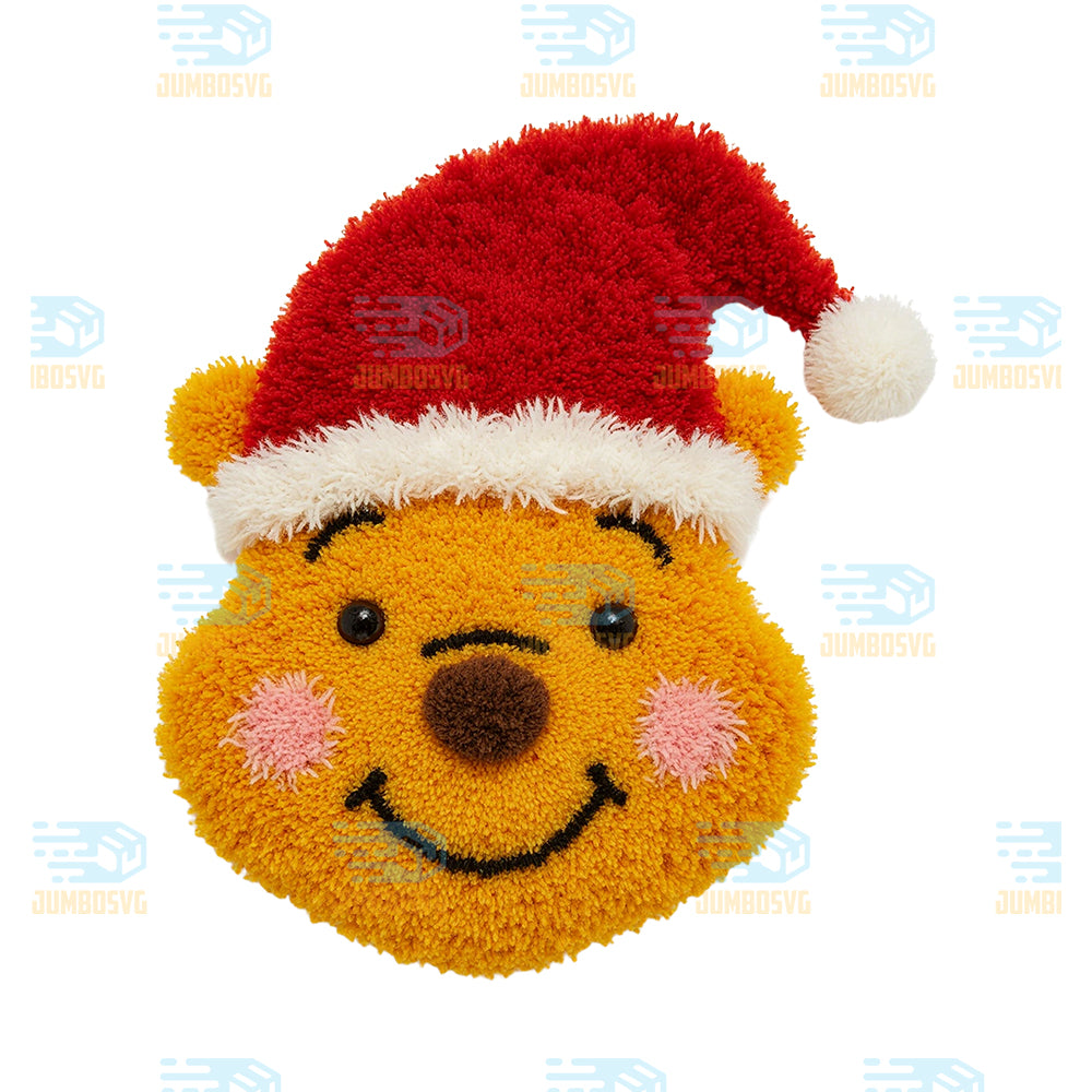 Crochet-Winnie-The-Pooh-Christmas-Png-1