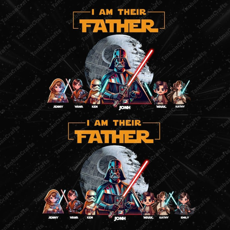 Custom Cartoon Movie I’m Their Father Png Bundle, The Best Team Ever Png, Superhero Png, Dad And Baby Fist Bump Png, Fathers Day Png