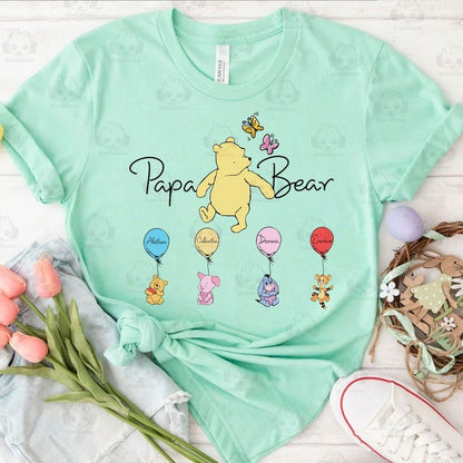 Custom Mama Nana Grandma Bear Est.2024 Png, Mama With Kid Name on Sleeve Png, Retro Mama Bear Png, Happy Mother's Day Png, Gift For Mom