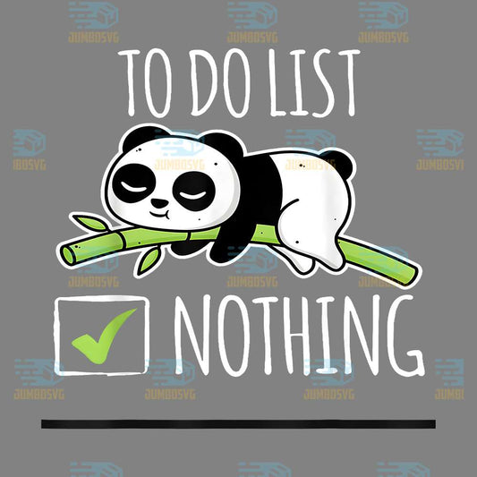 Cute-Lazy-Panda-To-Do-List-Nothing-Png