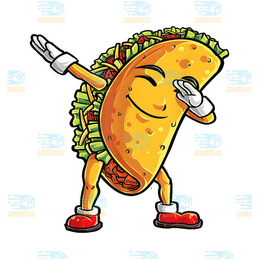 Dabbing-Taco-Cinco-De-Mayo-Mexican-Food-Dab-Png