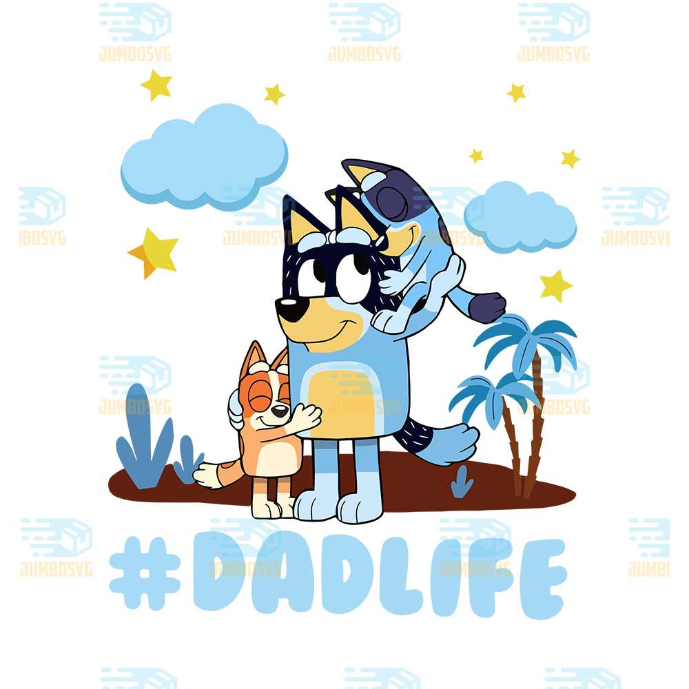 Dad-Life-Bluey-Png
