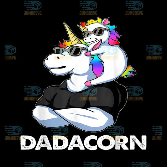 Dadacorn-Unicorn-Dadand-Baby-Png