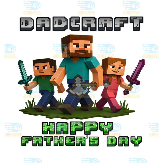 Dadcraft-Gamer-For-Happy-Father-s-Day-Png