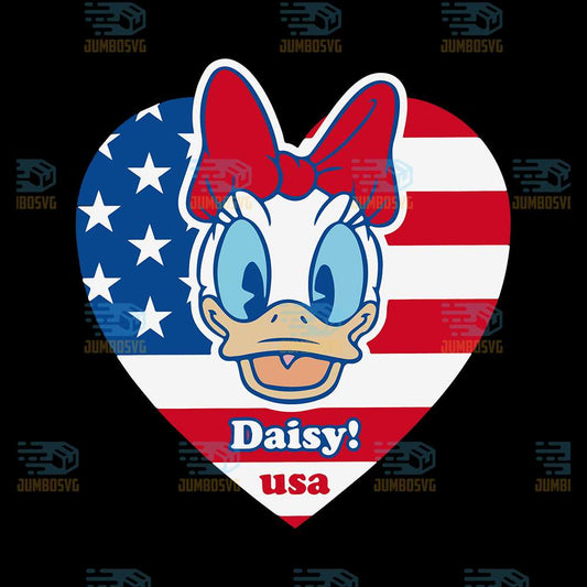 Daisy-Usa-American-Heart-Svg
