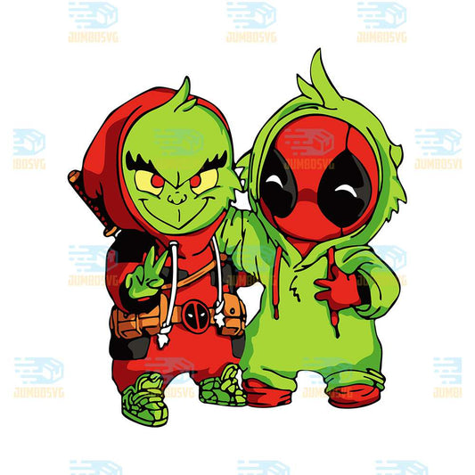 Deadpool-And-Grinch-Christmas-Png