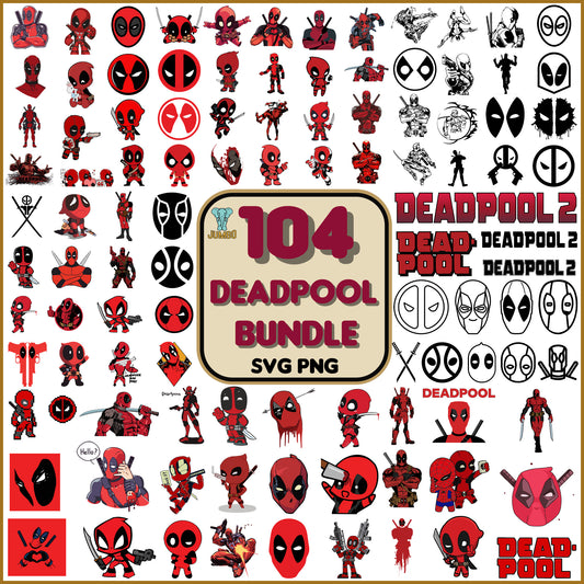 Deadpool Bundle Svg - Jumbosvg