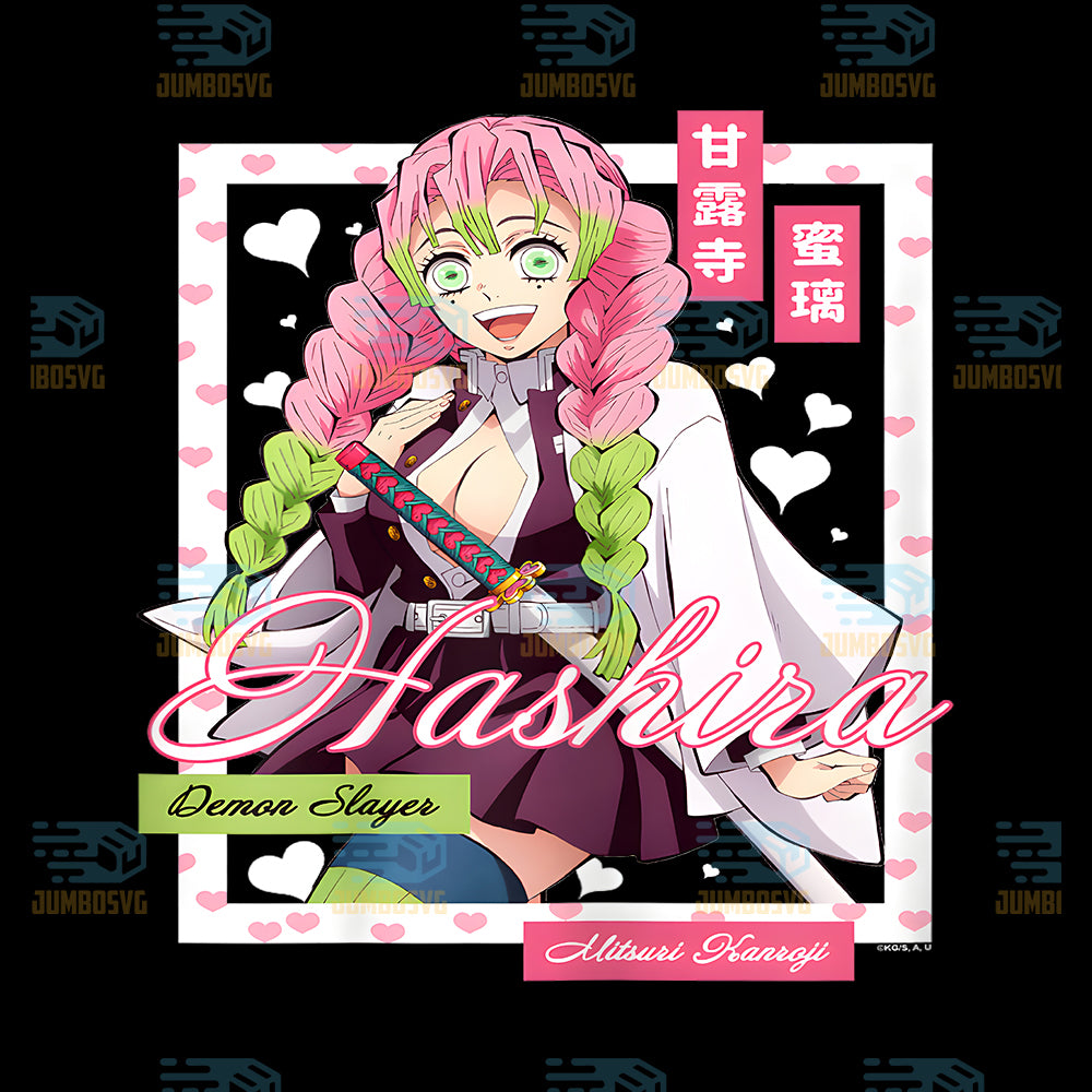 Demon-Slayer-Kimetsu-No-Yaiba-Mitsuri-Kanroji-Pink-Heart-Png