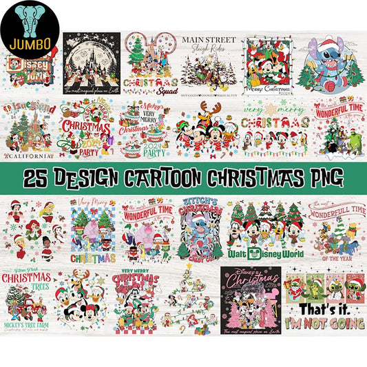 Design Characters Cartoon Christmas PNG Bundle - Jumbosvg