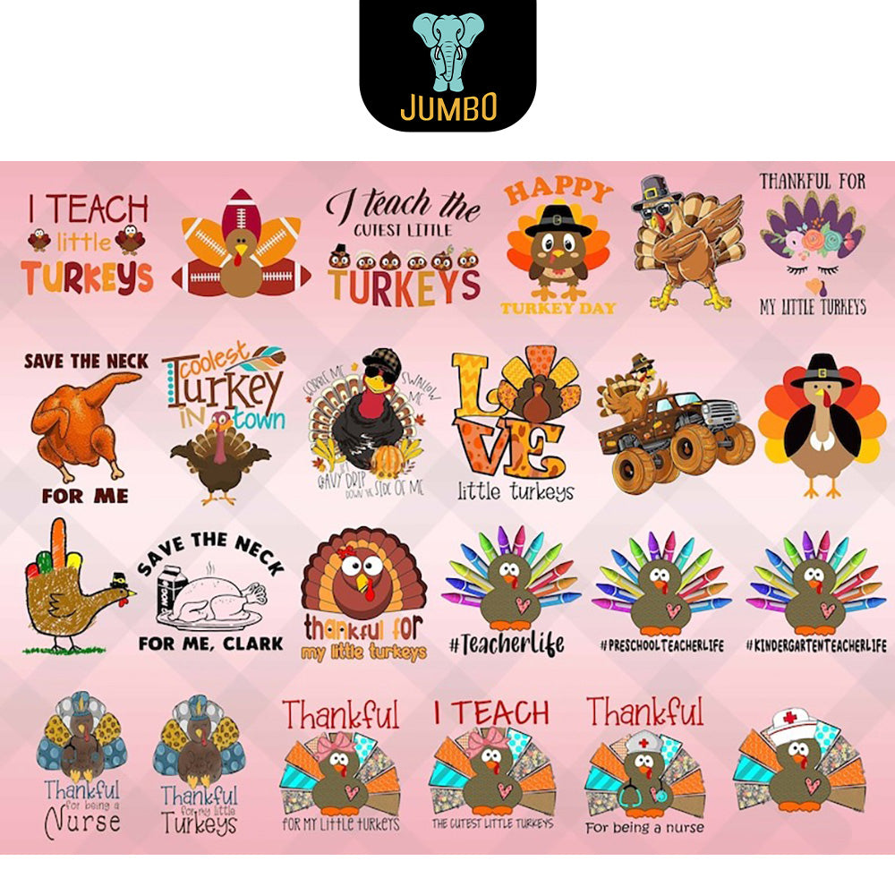 Designs Thanksgiving Png Bundle - Jumbosvg