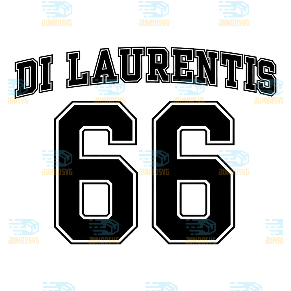 Di-Laurentiis-66-Sports-Number-Png