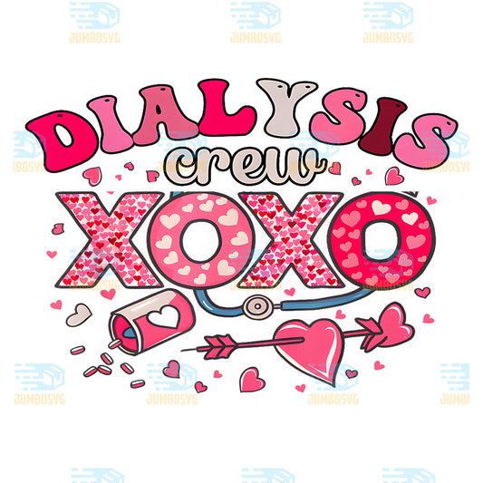 Dialysis-Crew-Nurse-Valentines-Day-Xoxo-Dialysis-Nurse-2025-Png