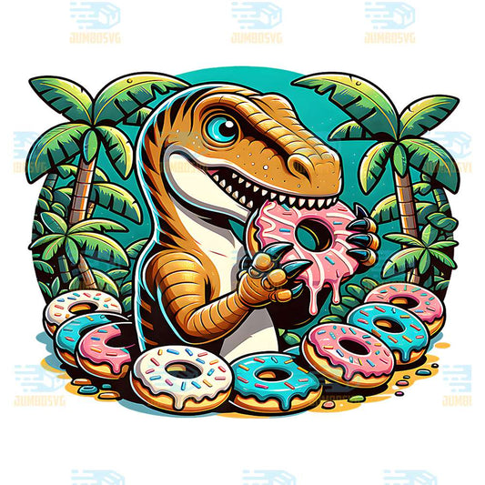 Dinosaur-Donut-T-Rex-Png