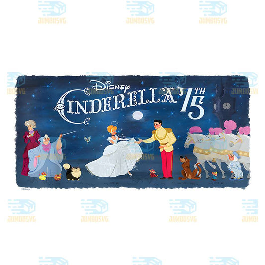 Disney-Cinderella-75th-Anniversary-Storybook-Characters-Png