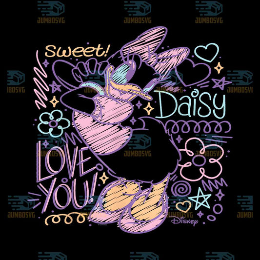 Disney-Daisy-Sweet-Love-You-Png