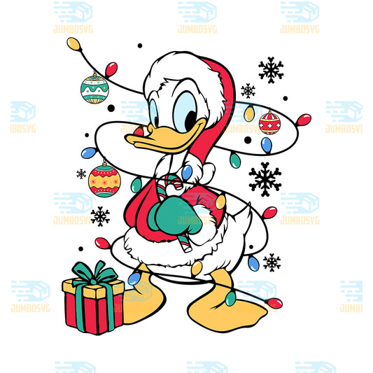 Disney-Donald-Duck-Christmas-Svg
