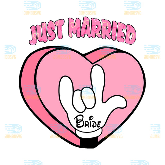 Disney-Just-Married-Heart-Bride-Valentine-Png