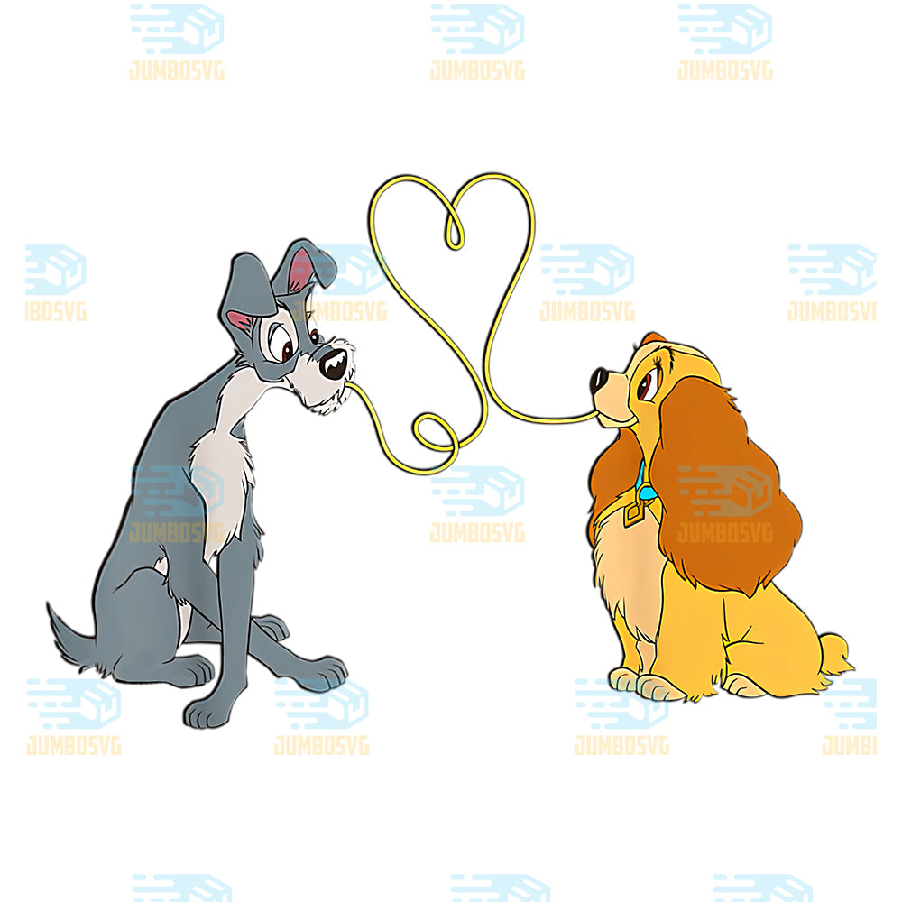 Disney-Lady-And-The-Tramp-Valentine-Png