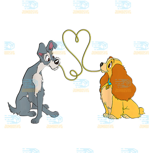 Disney-Lady-And-The-Tramp-Valentine-Png