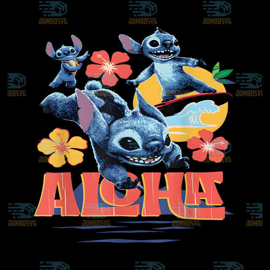 Disney-Lilo-And-Stitch-Live-Action-Movie-Tropical-Aloha-Stitch-Png